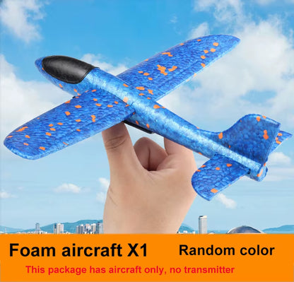 Airplane Launcher Toys Outdoor Sports Flying Toys Children'S Foam Ejection Aircraft Toys Birthday Gifts for Boys Girls